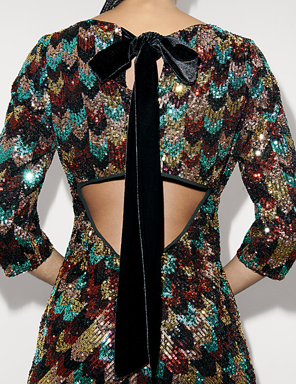 Sequin dress m&s hotsell