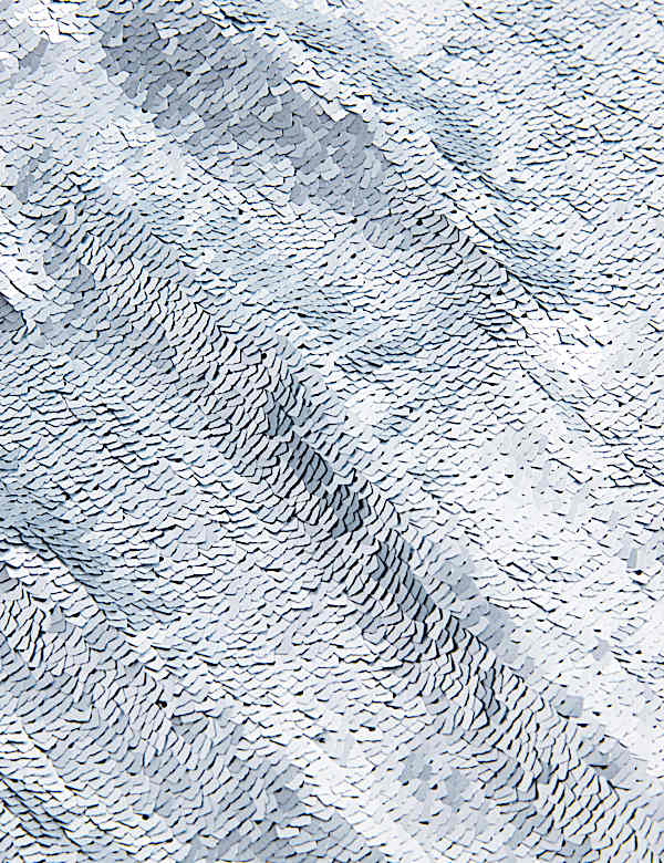 Sequin Embellished High Neck Midaxi Dress - AL