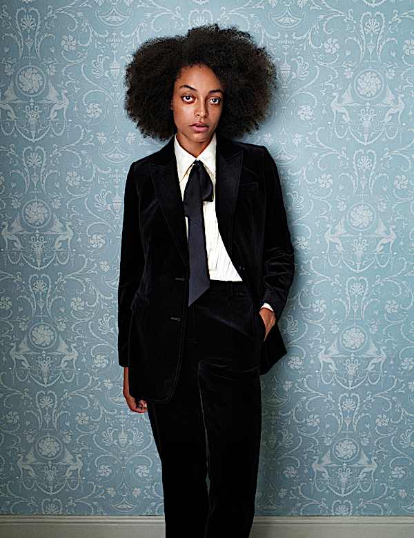 Velvet Tailored Blazer - LU
