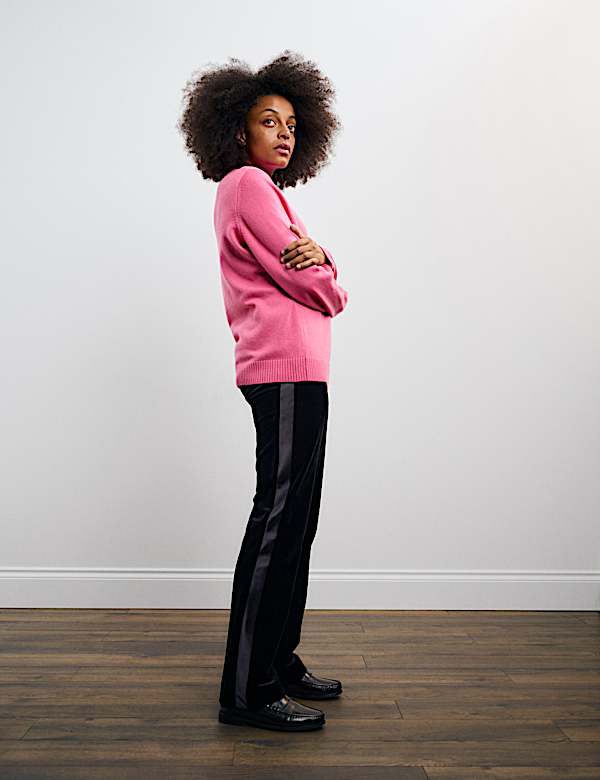 Merino Wool Rich 'Wham Bam' Relaxed Jumper - BG