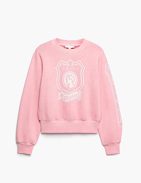 Pure Cotton Printed Sweatshirt - CA