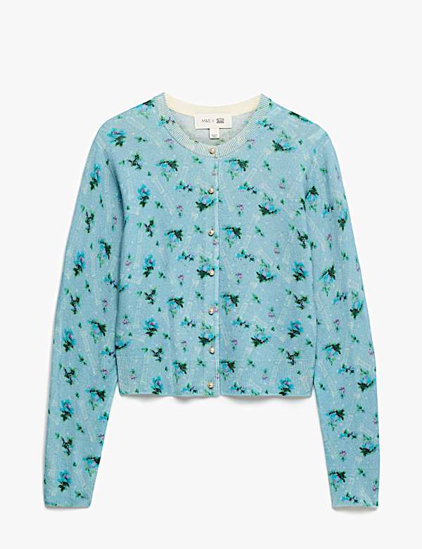 Pure Cashmere Crew Neck Cardigan - IL