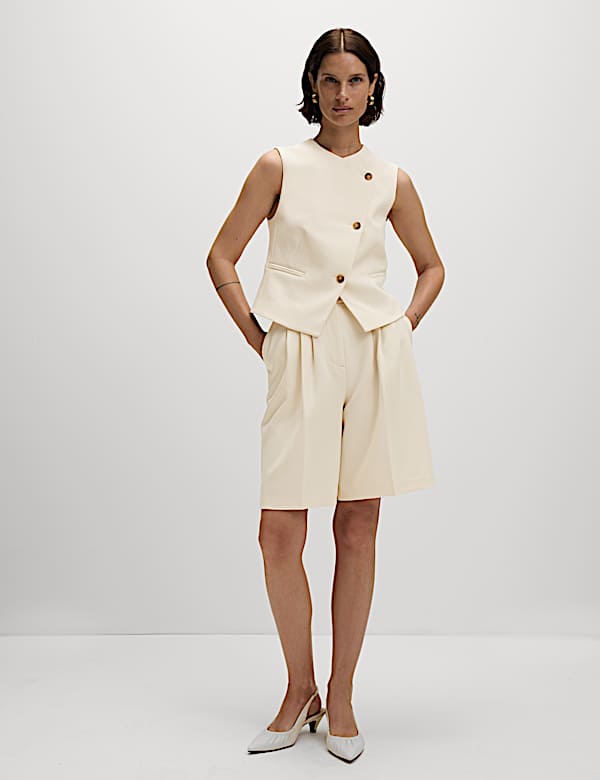 Tailored Asymmetric Waistcoat - NL