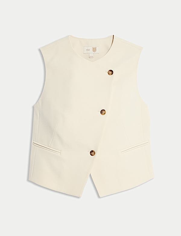 Tailored Asymmetric Waistcoat - NL