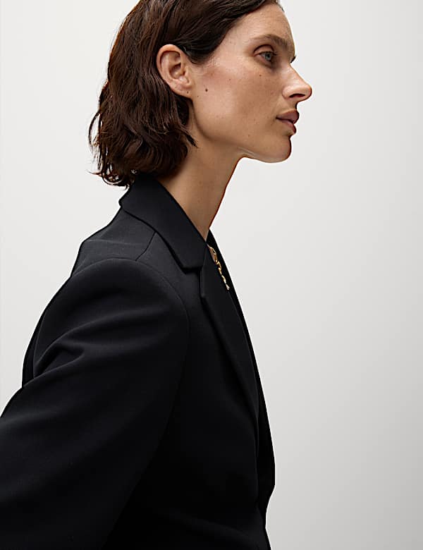 Blazer coupe droite à manches courtes - CH