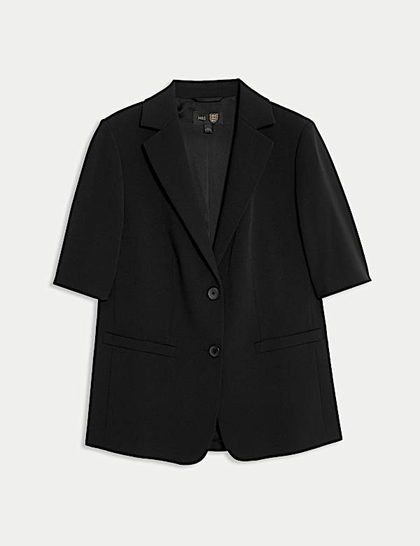 Blazer coupe droite à manches courtes - CH