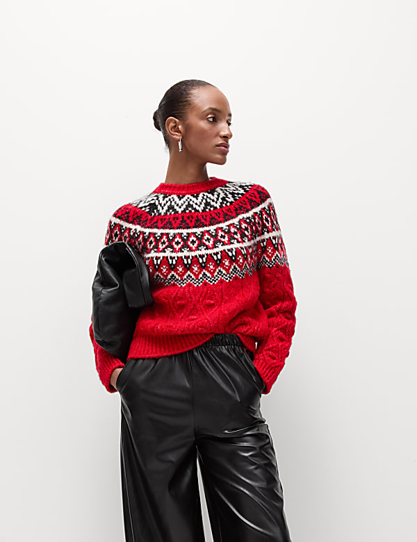 Fairisle Crew Neck Jumper