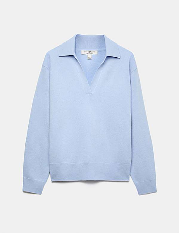 Gebreide top van zuiver kasjmier in een relaxed-fit model - NL