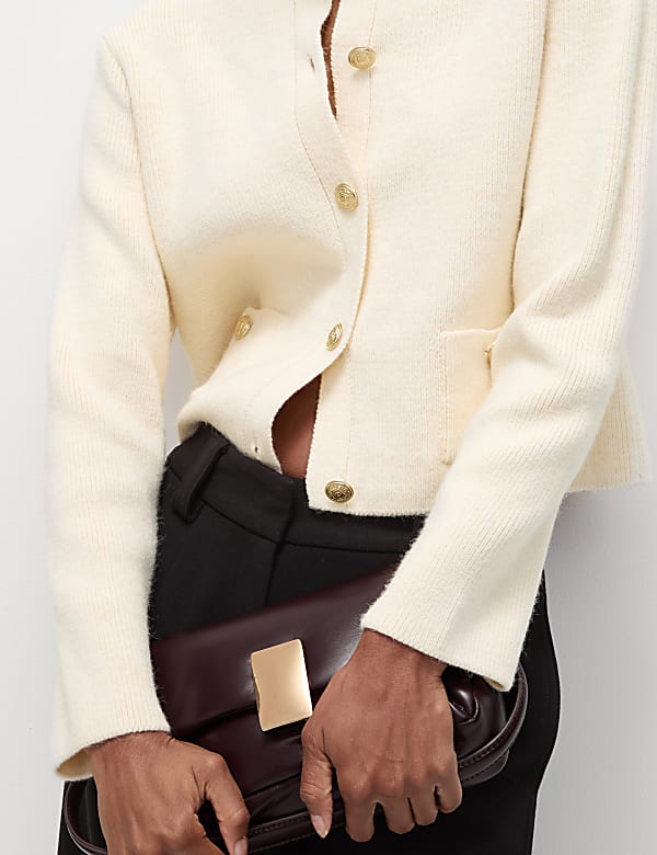 Crew Neck Cardigan