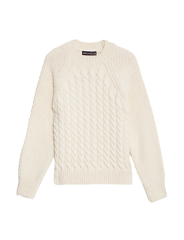 Cable Knit Crew Neck Jumper
