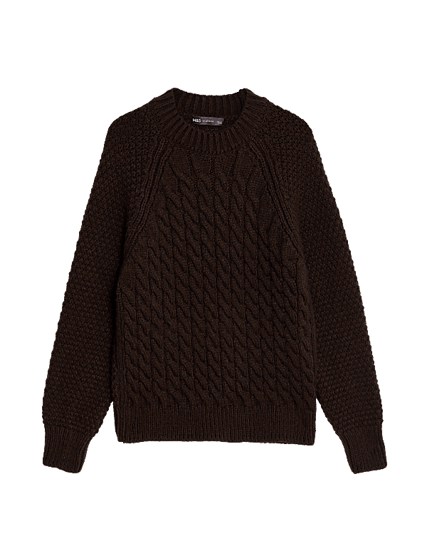 Cable Knit Crew Neck Jumper