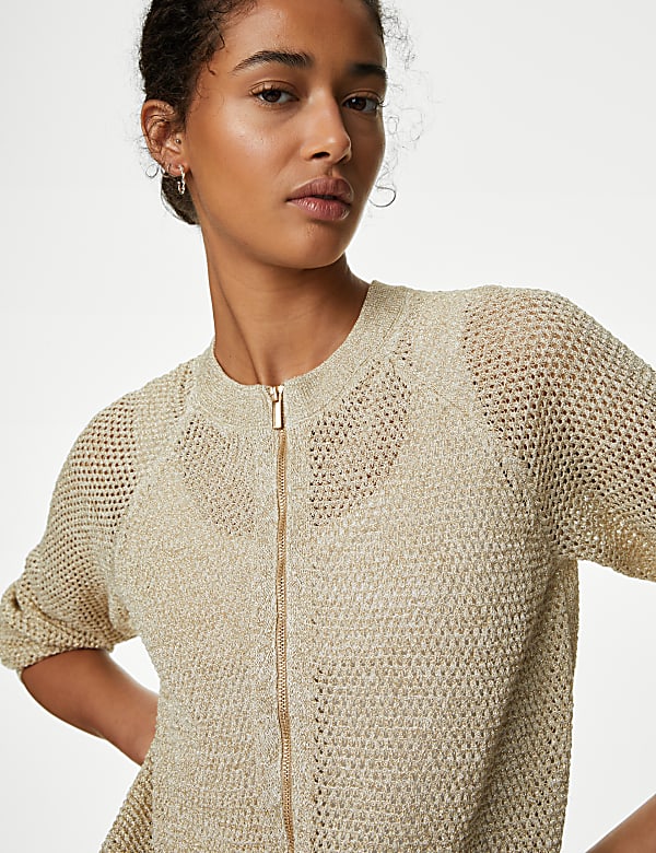 Marks and spencer silver cardigan deals
