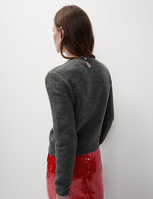 Embellished Crew Neck Jumper