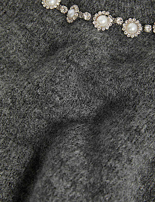 Embellished Crew Neck Jumper
