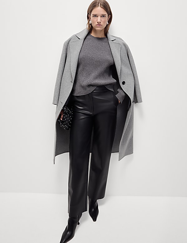 Jumper Chenille Kerah Bundar Berusuk - ID