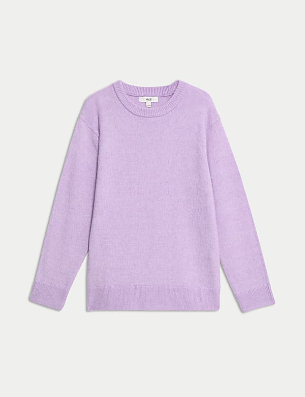 Textured Relaxed Jumper with Alpaca - CA