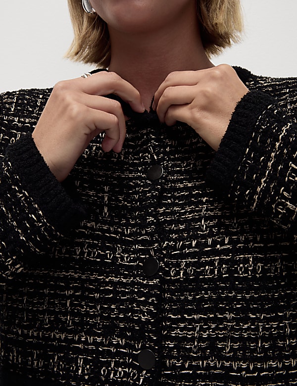 Cotton Rich Textured Cardigan - VN