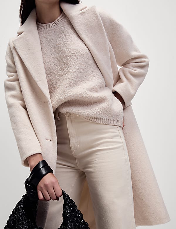 Textured Crew Neck Knitted Vest