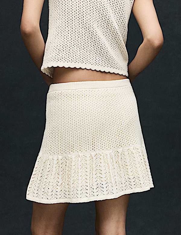 גופייה מתערובת כותנה בסריגת פוינטל - IL