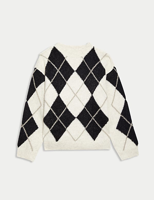 Tinsel Argyle Jumper - DE