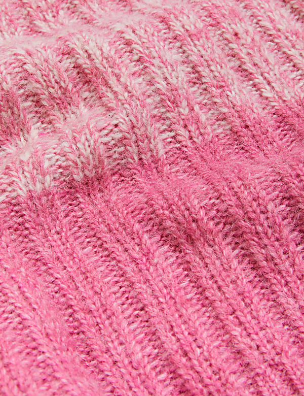 Recycled Blend Cable Knit Ombre Jumper