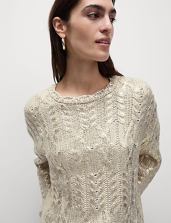 M&s ladies cream jumpers discount