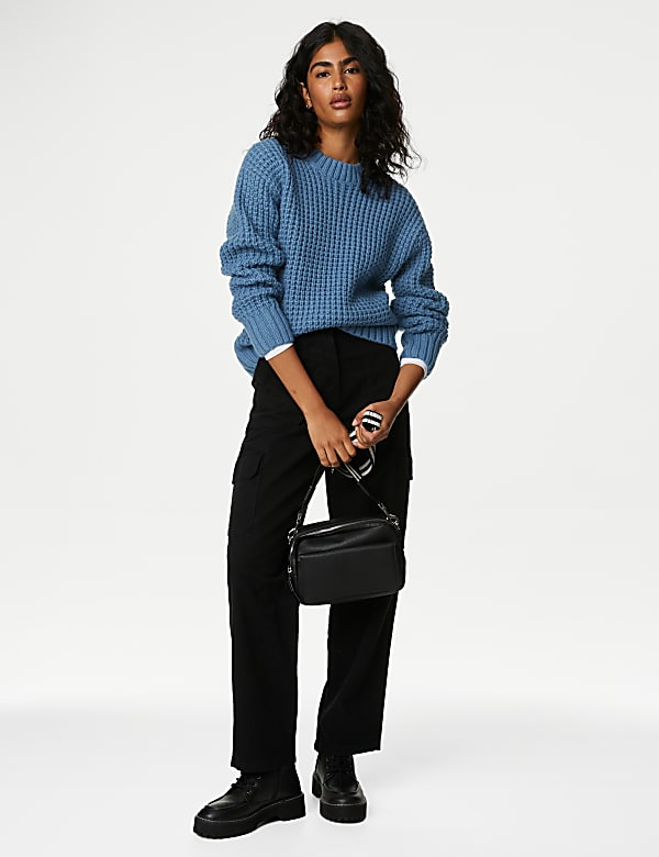 Marks and spencer round neck jumper shop