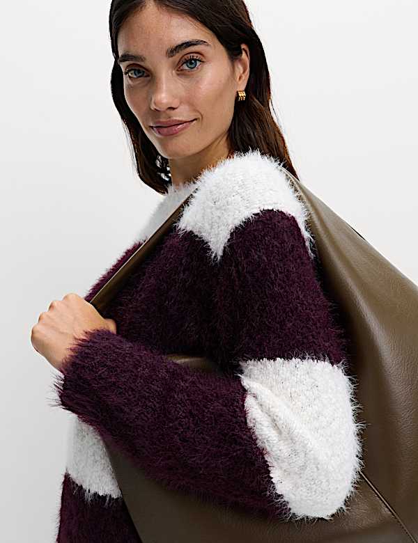 Striped Crew Neck Jumper - MV