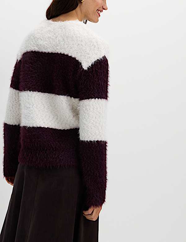 Striped Crew Neck Jumper - MV