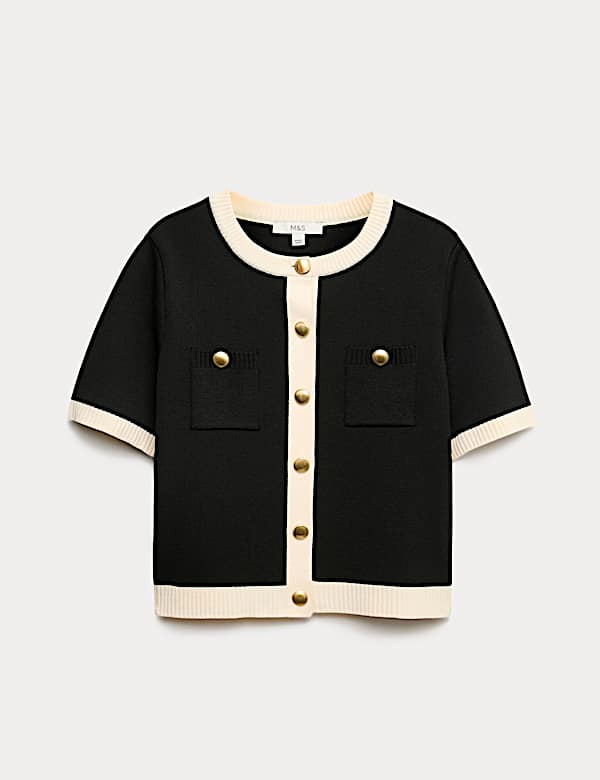 Kort vest met biesdetail - NL