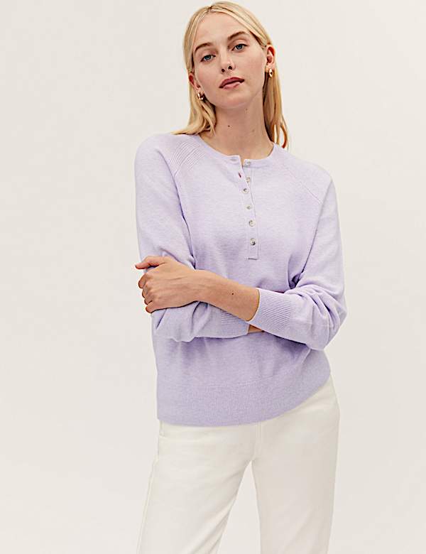 Recycled Blend Relaxed Longline Jumper