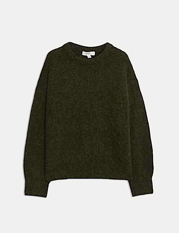 Alpaca Blend Textured Relaxed Jumper - MV