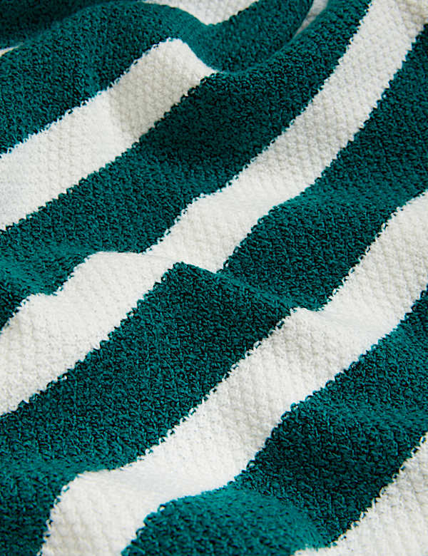 Recycled Blend Striped Collared Jumper
