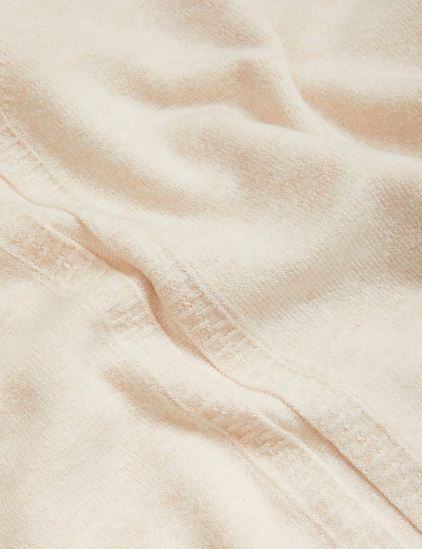 Recycled Blend Textured V-Neck Jumper