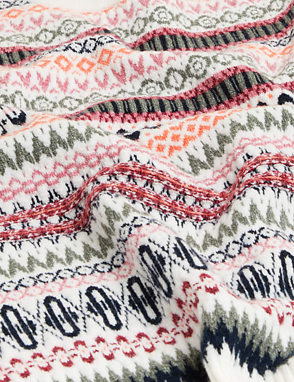 Recycled Blend Fair Isle Relaxed Jumper