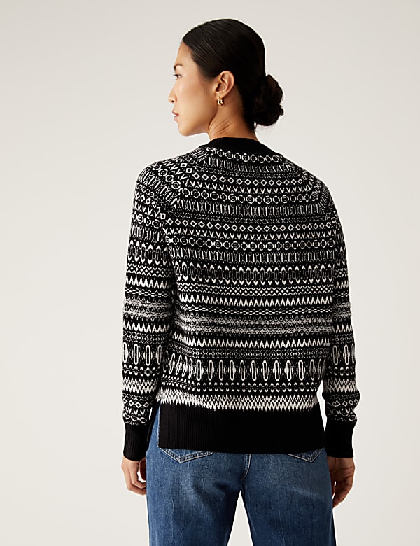 Recycled Blend Fair Isle Relaxed Jumper