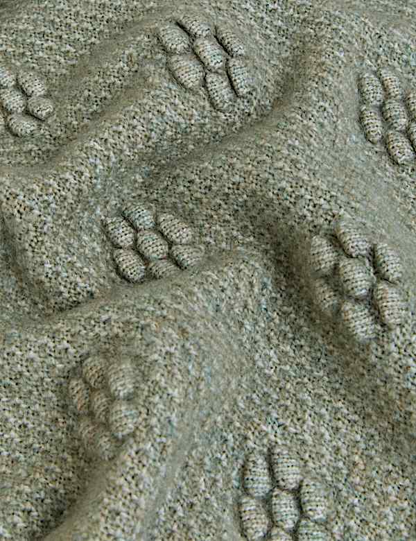 Textured Crew Neck Relaxed Jumper - AU