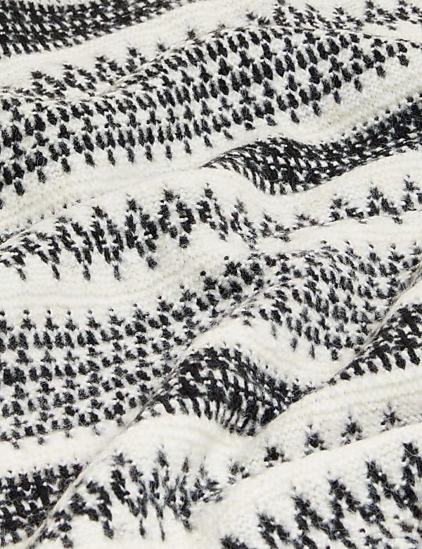 Recycled Blend Fair Isle Knitted Vest