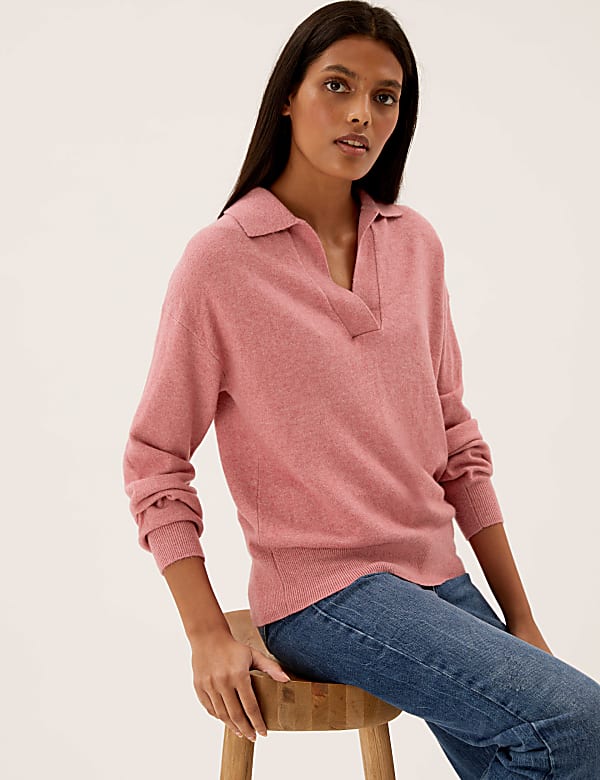 Collared Relaxed Jumper