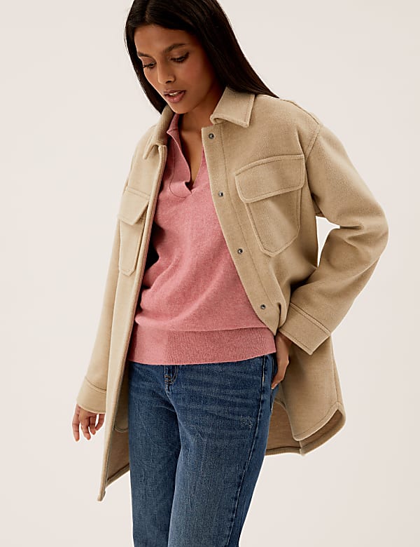 Collared Relaxed Jumper