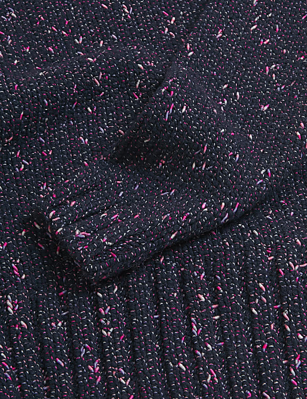 Textured Crew Neck Jumper