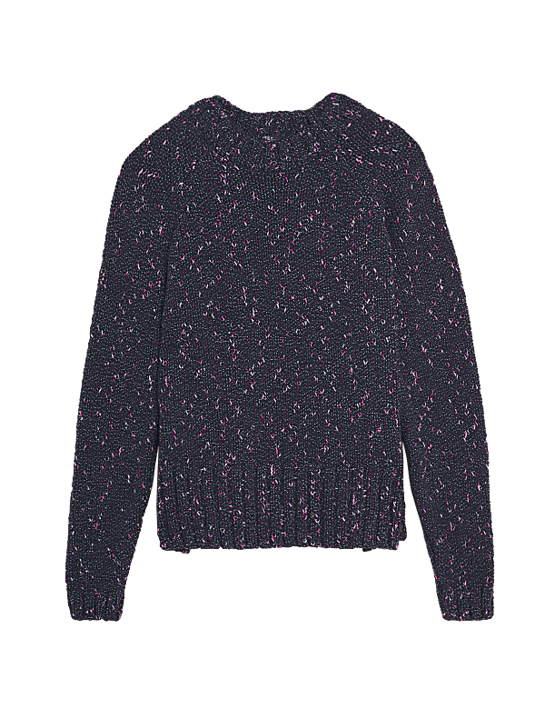 Textured Crew Neck Jumper