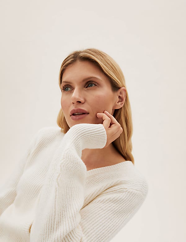 V-Neck Wrap Jumper