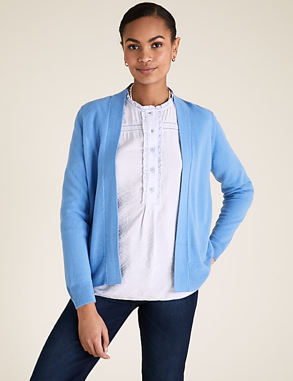 M&s blue cardigan cheap