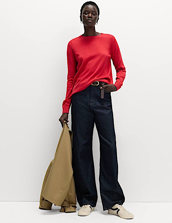 Cashmilon Sparkle Crew Neck Jumper