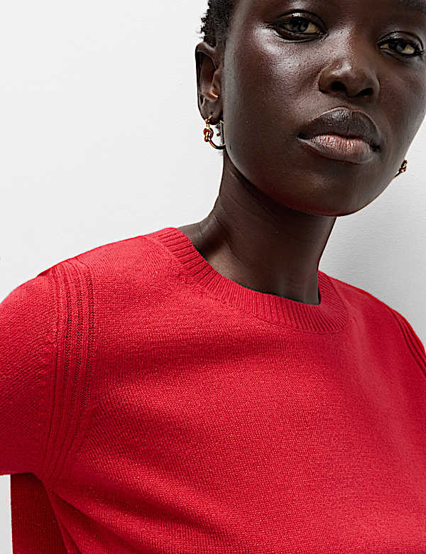 Cashmilon Sparkle Crew Neck Jumper