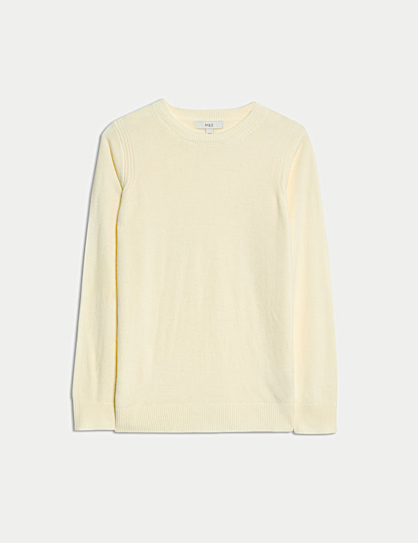 Superzachte trui met ronde hals - BE