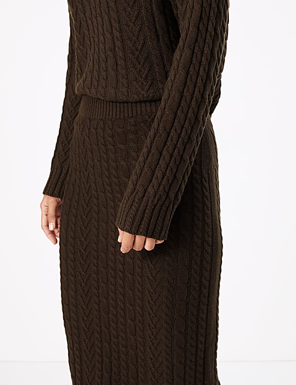 Knitted Midi Skirt