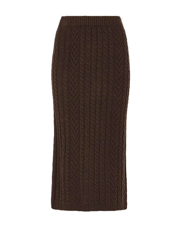Knitted Midi Skirt