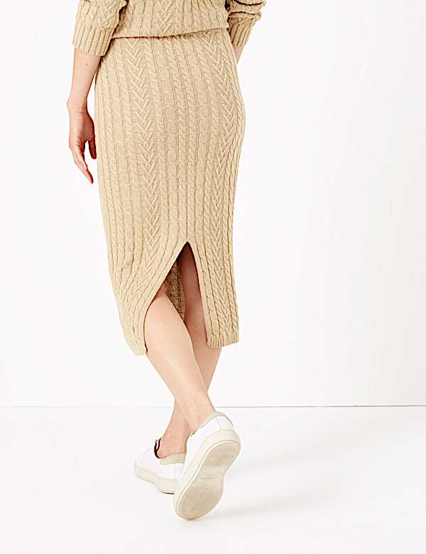 Knitted Midi Skirt